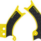 ACERBIS X-Grip Frame Guards - Yellow/Black - RM-Z 250/450 2686601017