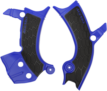 ACERBIS X-Grip Frame Guards - Blue/Black - Yamaha 2689411034