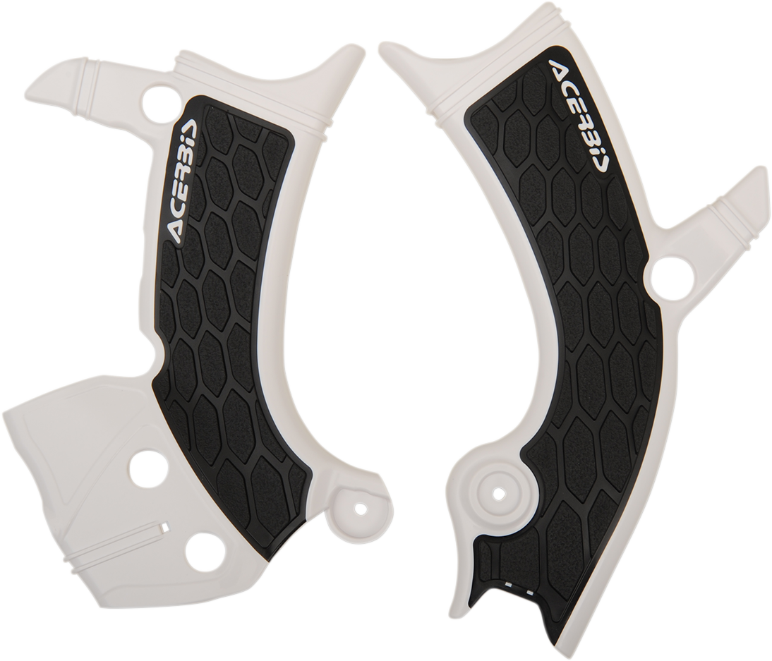 ACERBIS X-Grip Frame Guards - White/Black - Yamaha 2689411035