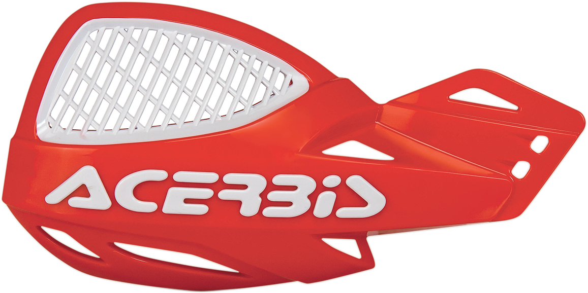 ACERBIS Handguards - Uniko - Vented - Red/White 2072671005