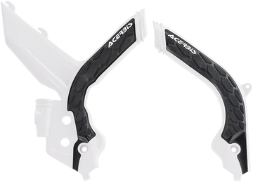 ACERBIS X-Grip Frame Guards - White/Black - KTM 2783151035