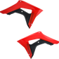 ACERBIS Radiator Shrouds - Red/Black 2630661018