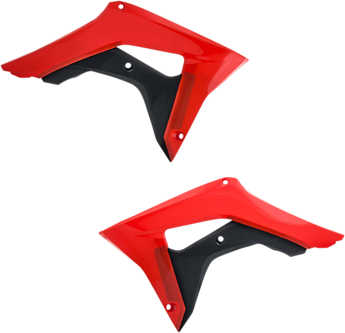 ACERBIS Radiator Shrouds - Red/Black 2630661018