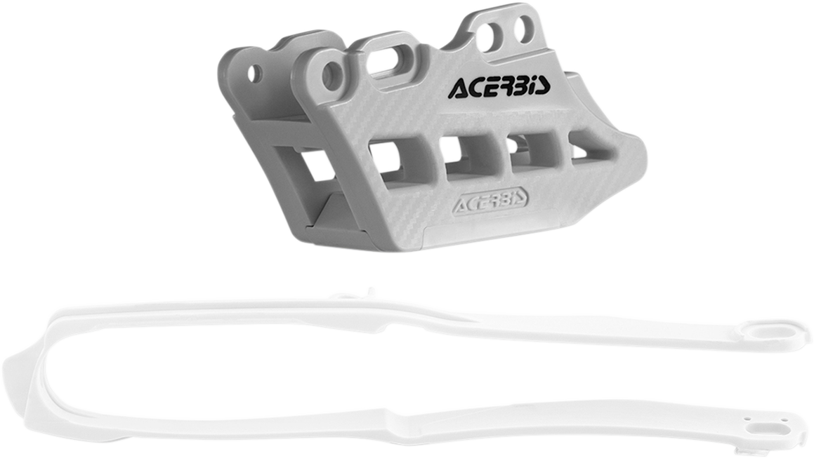 ACERBIS Chain Guide and Slider Kit - Honda CRF250R/CRF450R/RX - White 2666240002