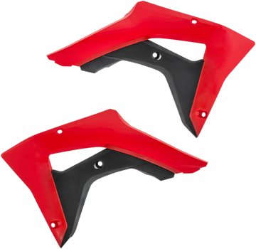 ACERBIS Radiator Shrouds - Red/Black 2645451018