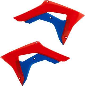 ACERBIS Radiator Shrouds - Red/Blue 2630661228