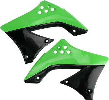 ACERBIS Radiator Shrouds - Green/Black 2141711089