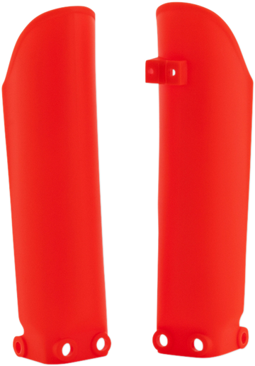 ACERBIS Lower Fork Covers for Inverted Forks - Fluorescent Orange 2253024617