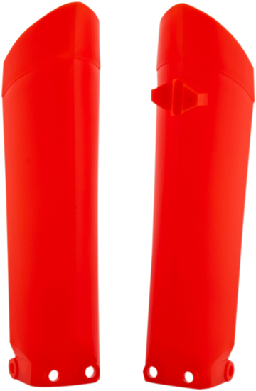 ACERBIS Lower Fork Covers for Inverted Forks - Fluorescent Orange 2319634617