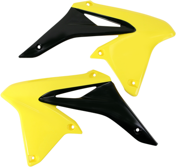 ACERBIS Radiator Shrouds - Yellow/Black 2171911017