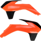 ACERBIS Radiator Shrouds - Fluorescent Orange/Black 2314254617