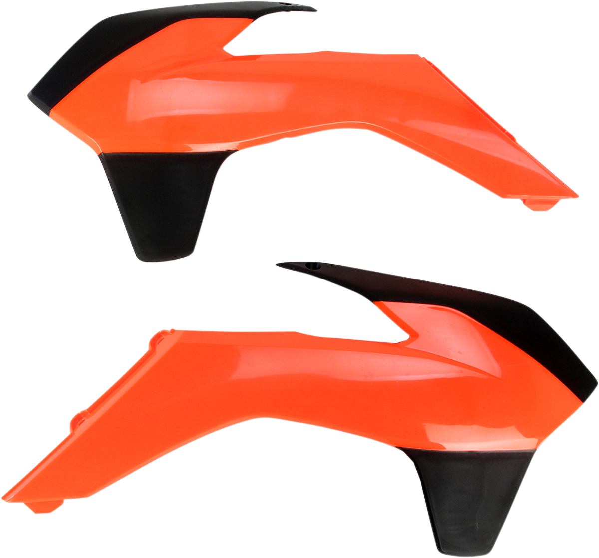 ACERBIS Radiator Shrouds - Fluorescent Orange/Black 2314254617