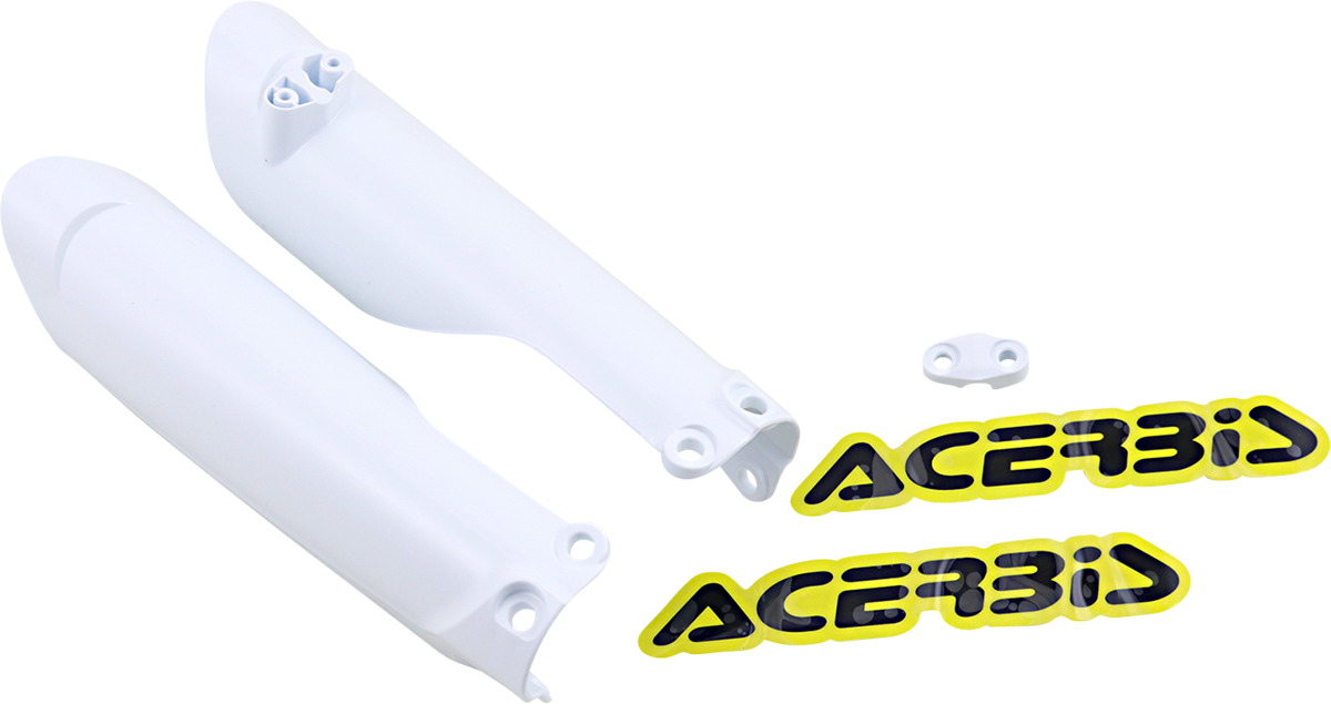 ACERBIS Lower Fork Covers for Inverted Forks - White 2791516811