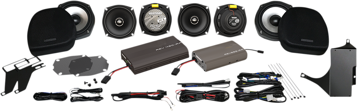 Hogtunes Dual Amp/Speaker Kit - Ultra ULTRA 6 PACK-XL