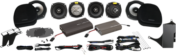 Hogtunes Dual Amp/Speaker Kit - Ultra ULTRA 6 PACK-XL