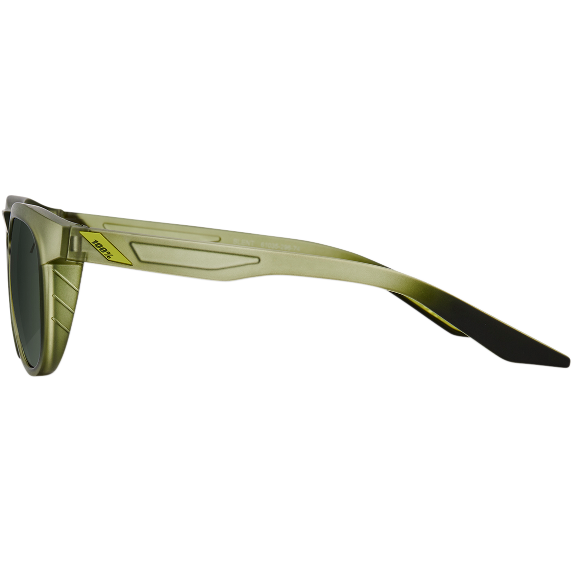 100% Slent Sunglasses - Olive - Gray Green 61035-296-74