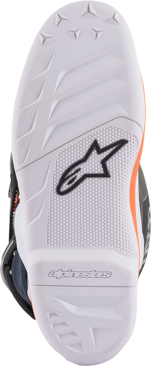 ALPINESTARS Youth Tech 7S Boots - Black/Orange/White - US 2 2015017-1241-2