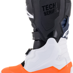 ALPINESTARS Youth Tech 7S Boots - Black/Orange/White - US 2 2015017-1241-2