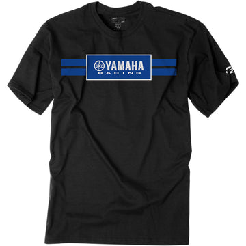FACTORY EFFEX Yamaha Racing Stripe T-Shirt - Black - 2XL 19-87208