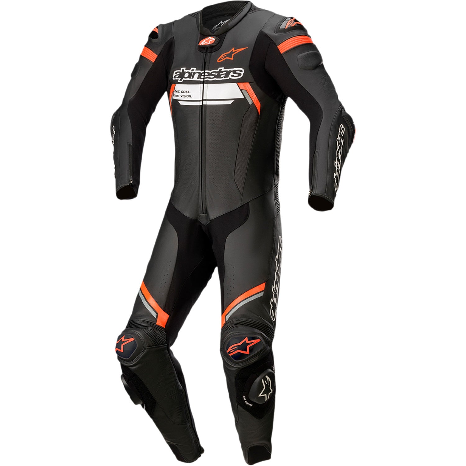 ALPINESTARS Missile Ignition v2 1-Piece Suit - Black/Red Fluorescent - US 36 / EU 46 3150222-1030-46