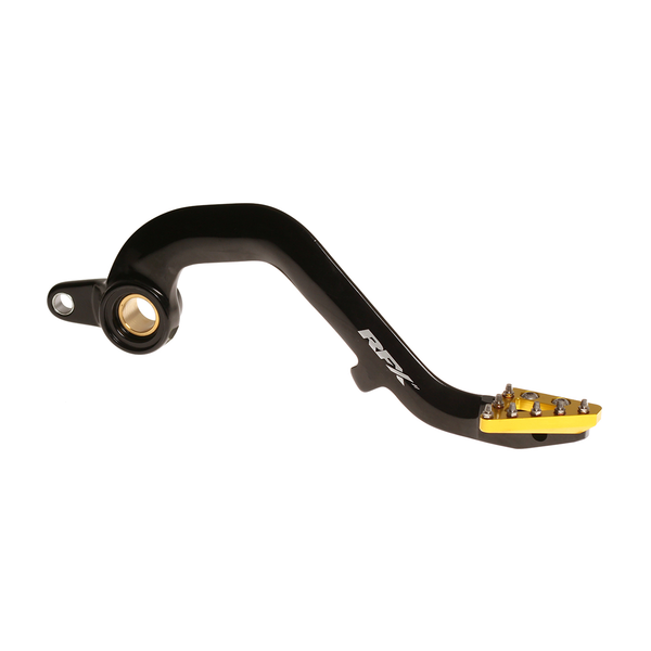 RFX Rear Brake Pedal Yellow Solid Tip Suz FXRB 30501 99YL