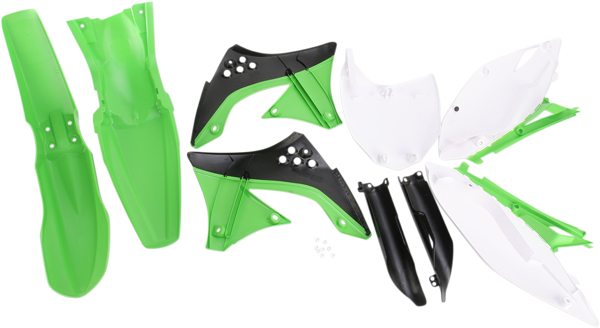 ACERBIS Full Replacement Body Kit - OEM Green/Black/White 2198060145