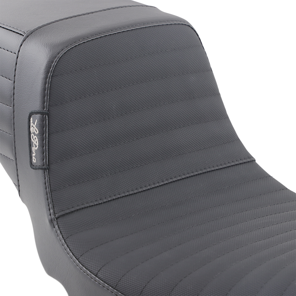 LE PERA Kickflip Daddy Long Legs Seat - Pleated w/ Gripp Tape - Black - FX '06-'17 LK-591DLPTGP