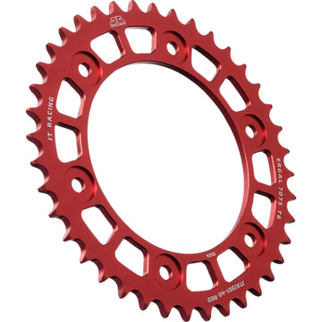 JT SPROCKETS Rear Sprocket - Aluminum - 40 Tooth - Red - CRF 300 JTA1301.40RED by JT Rear Sprockets   Aluminum/Alloy