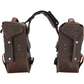 BURLY BRAND Throw-Over Saddlebag - Dark Oak B15-1002D