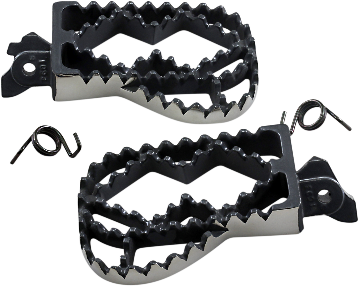 IMS PRODUCTS INC. Adventure II Footpegs - Black 252601S-2