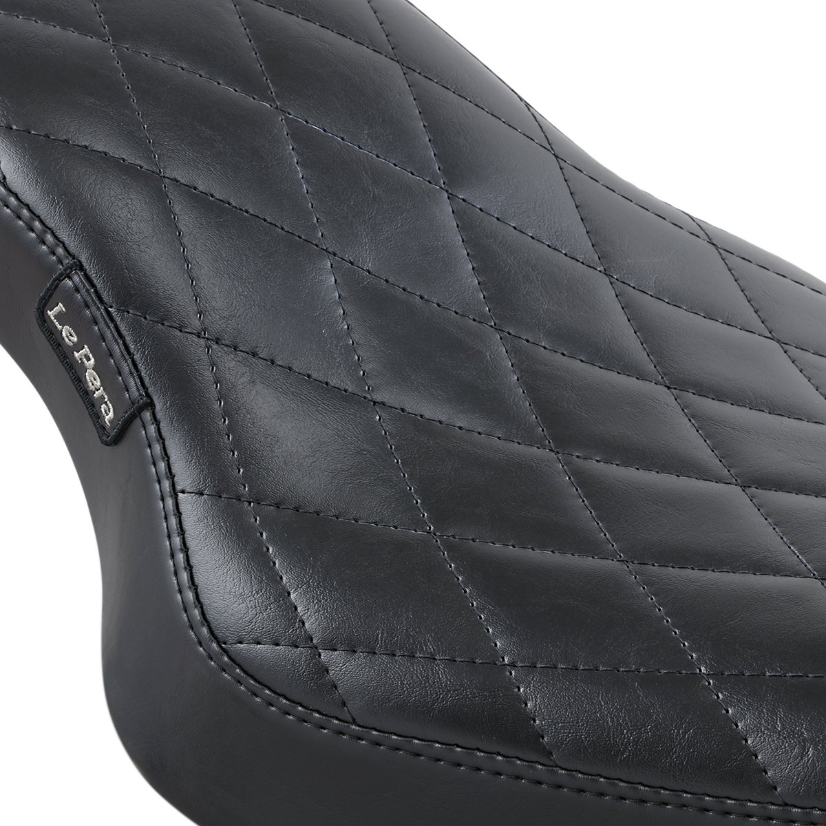 LE PERA Cobra Full-Length Seat - Diamond - Black - XL '04-'22 LK-076DM