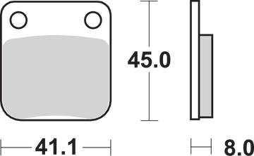 SBS Off-Road Sintered Brake Pads 536SI