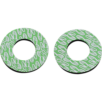 RENTHAL Grip Donutz - White/Green G203