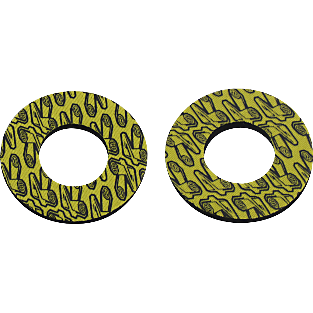 RENTHAL Grip Donutz - Black/Yellow G205