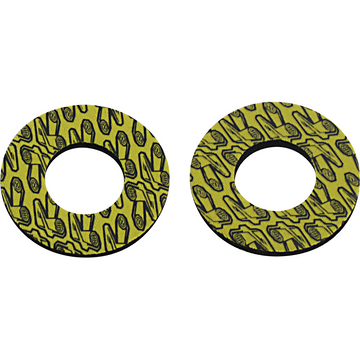 RENTHAL Grip Donutz - Black/Yellow G205