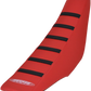 SDG 6-Ribbed Seat Cover - Black Ribs/Red Top/Red Sides 95943KRR