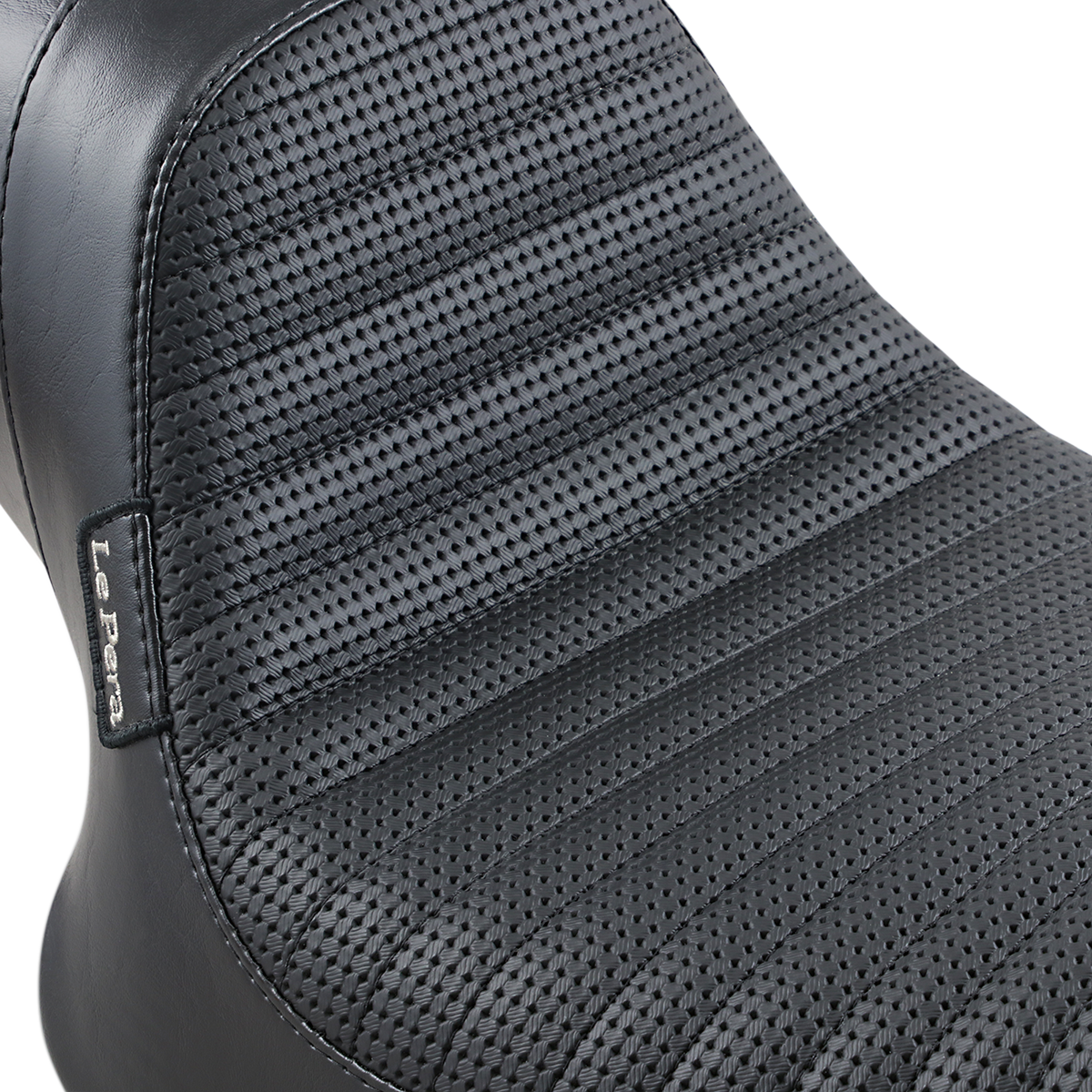 LE PERA Daytona Sport Seat - Basketweave/Pleated - Black - FXR '82-'00 L-541BWPT