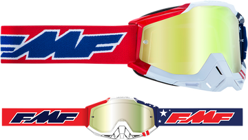 FMF PowerBomb Goggles - US of A - Gold F-50037-00006