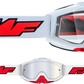 FMF PowerBomb Goggles - Rocket - White - Clear F-50036-00004