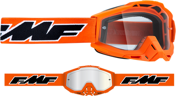 FMF PowerBomb OTG Goggles - Rocket - Orange - Clear F-50041-00003