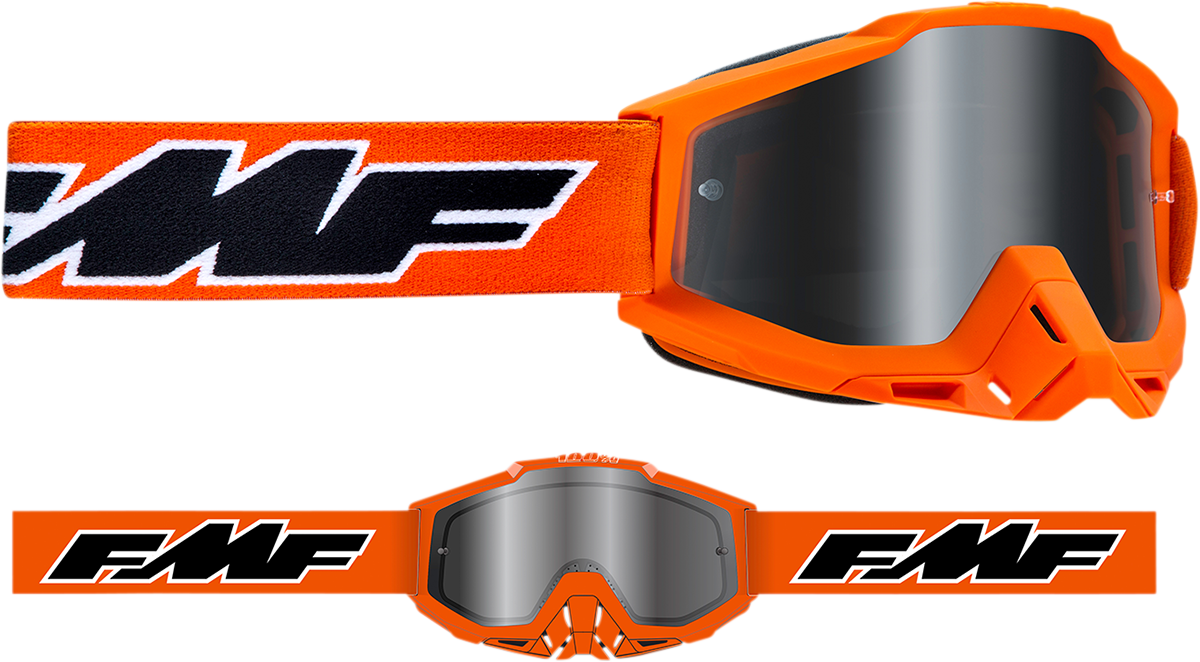 FMF PowerBomb Sand Goggles - Rocket - Orange - Smoke F-50043-00003