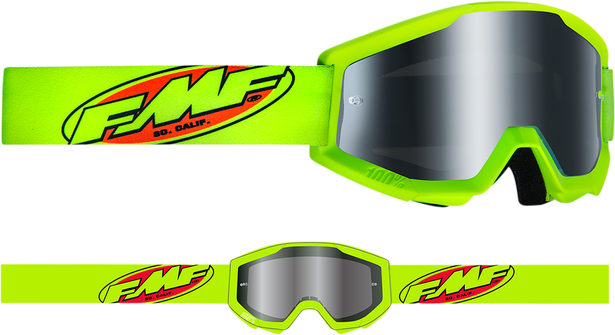 FMF PowerCore Sand Goggles - Core - Yellow - Smoke F-50053-00002