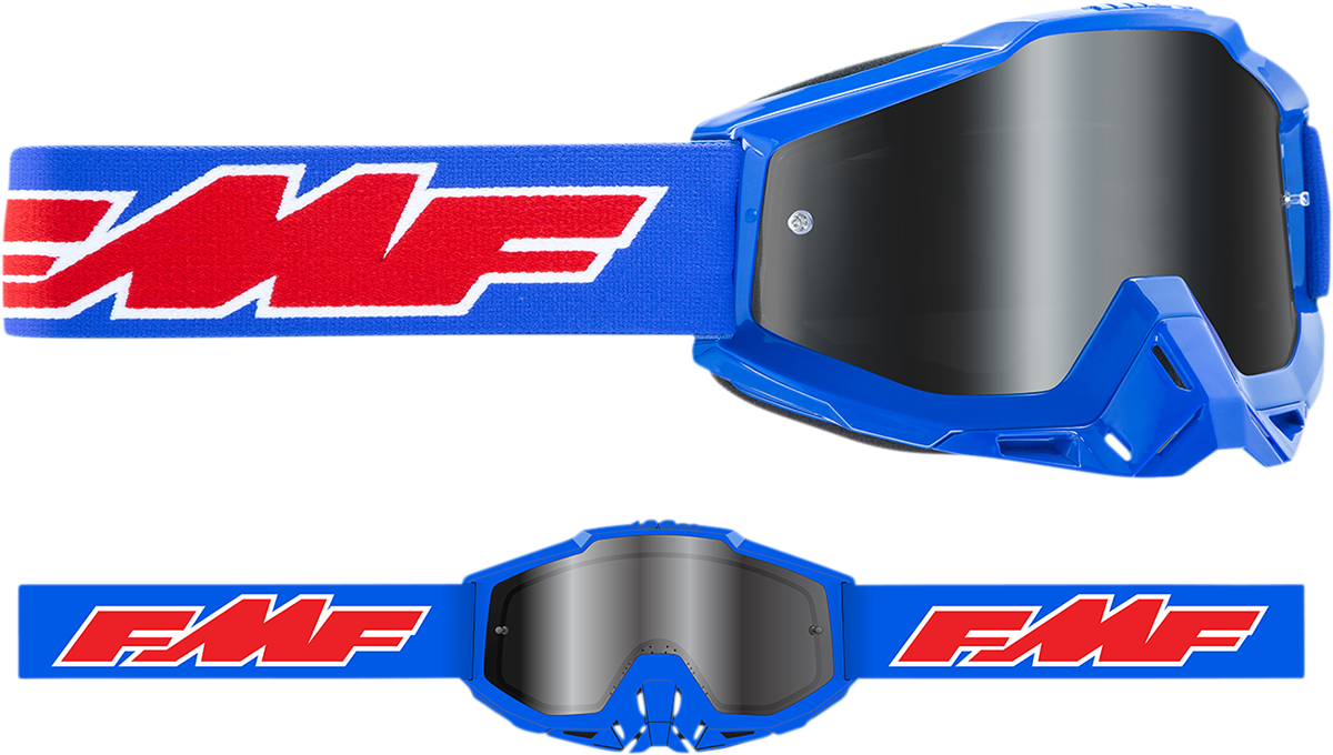 FMF PowerBomb Sand Goggles - Rocket - Blue - Smoke F-50043-00002