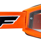 FMF PowerBomb OTG Goggles - Rocket - Orange - Clear F-50041-00003