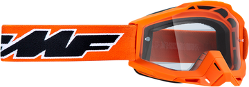 FMF PowerBomb OTG Goggles - Rocket - Orange - Clear F-50041-00003