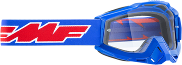 FMF PowerBomb OTG Goggles - Rocket - Blue - Clear F-50041-00002