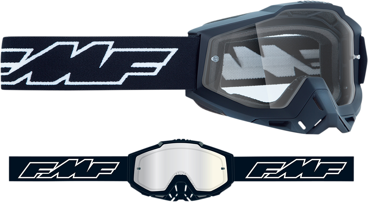 FMF PowerBomb OTG Goggles - Rocket - Black - Clear F-50041-00001