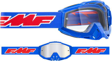 FMF PowerBomb OTG Goggles - Rocket - Blue - Clear F-50041-00002