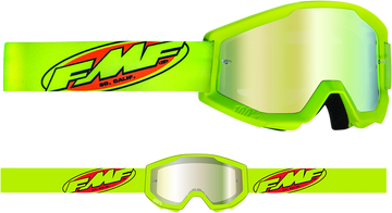 FMF PowerCore Goggles - Core - Yellow - Gold Mirror F-50051-00006