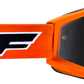 FMF Youth PowerBomb Goggles - Rocket - Orange - Silver Mirror F-50048-00003